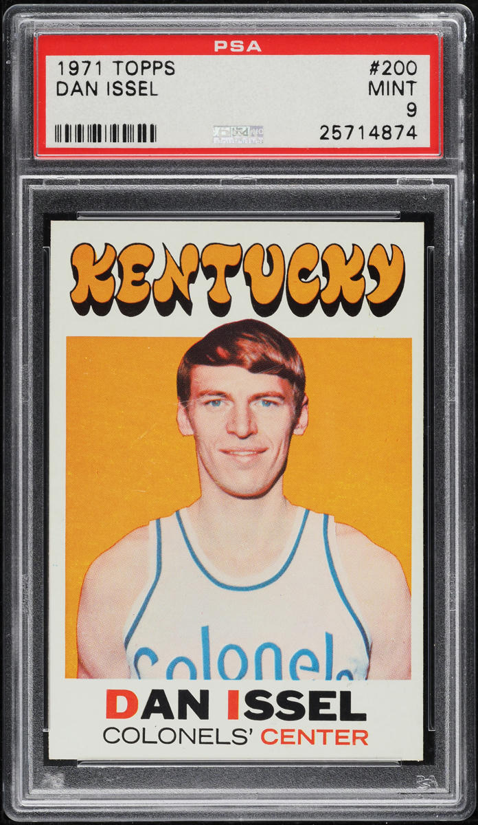 1971 Topps Basketball Dan Issel ROOKIE #200 PSA 9 MINT