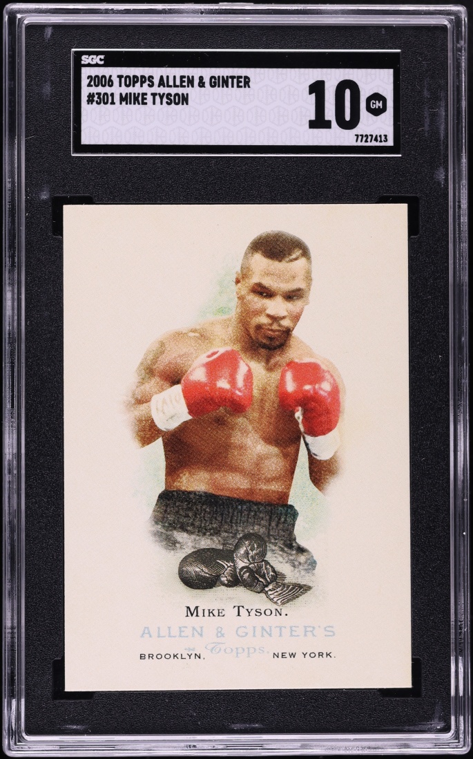 2006 Topps Allen & Ginter Mike Tyson #301 SGC 10 GEM MINT