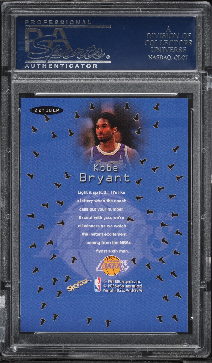 1998 Metal Universe Linchpins Kobe Bryant #2 PSA 9 MINT - Photo 2