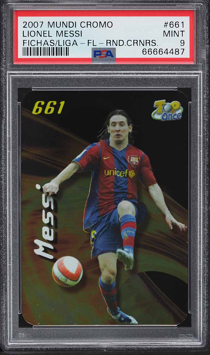 2007 Mundi Cromo Las Fichas De La Liga Vertical Lionel Messi #542