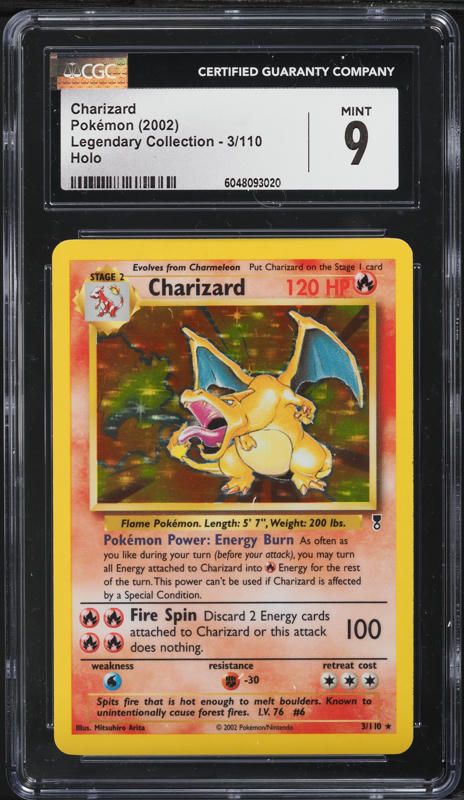 リザードン 3/110 レア LEGENDARY COLLECTION Pokémon 2002 Legendary Collection Charizard Reverse Holo R
