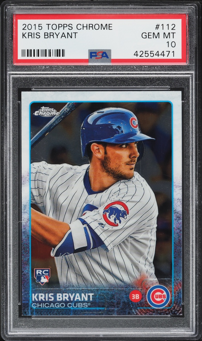 2015 Topps Chrome Kris Bryant ROOKIE #112 PSA 10 GEM MINT