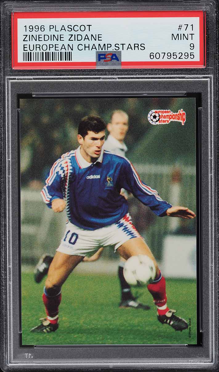 1998 Panini Super Football '99 All-Stars Zinedine Zidane #G PSA 4