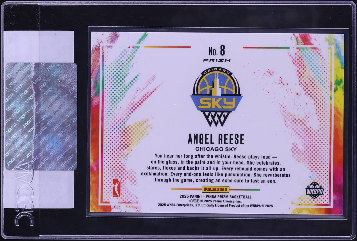 2025 Panini Prizm WNBA Color Blast Angel Reese #8 CGC AUTH on Fanatics ...