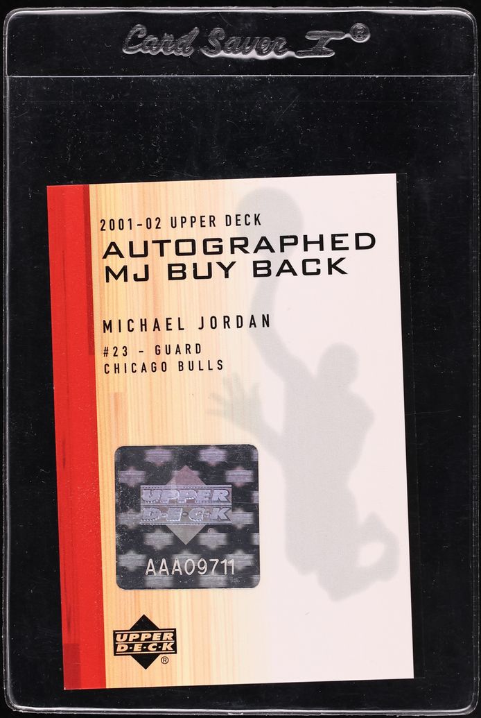 2001 Upper Deck '98 MJ Buybacks Michael Jordan AUTO 1/1 #230M BGS 9 MINT