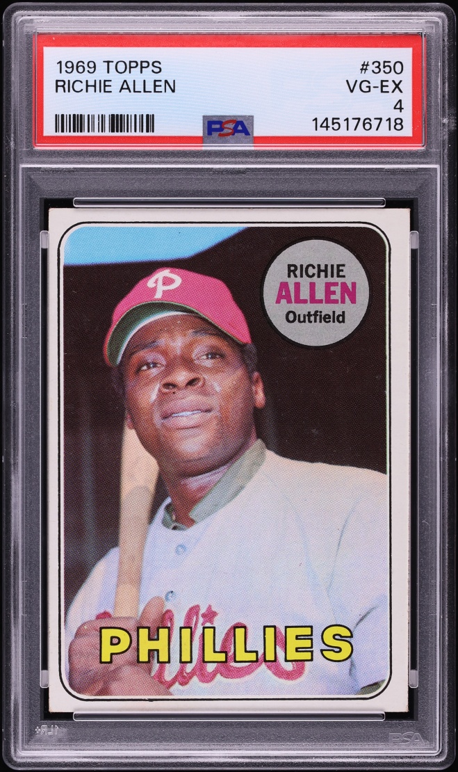 1969 Topps Richie Allen #350 PSA 4 VGEX