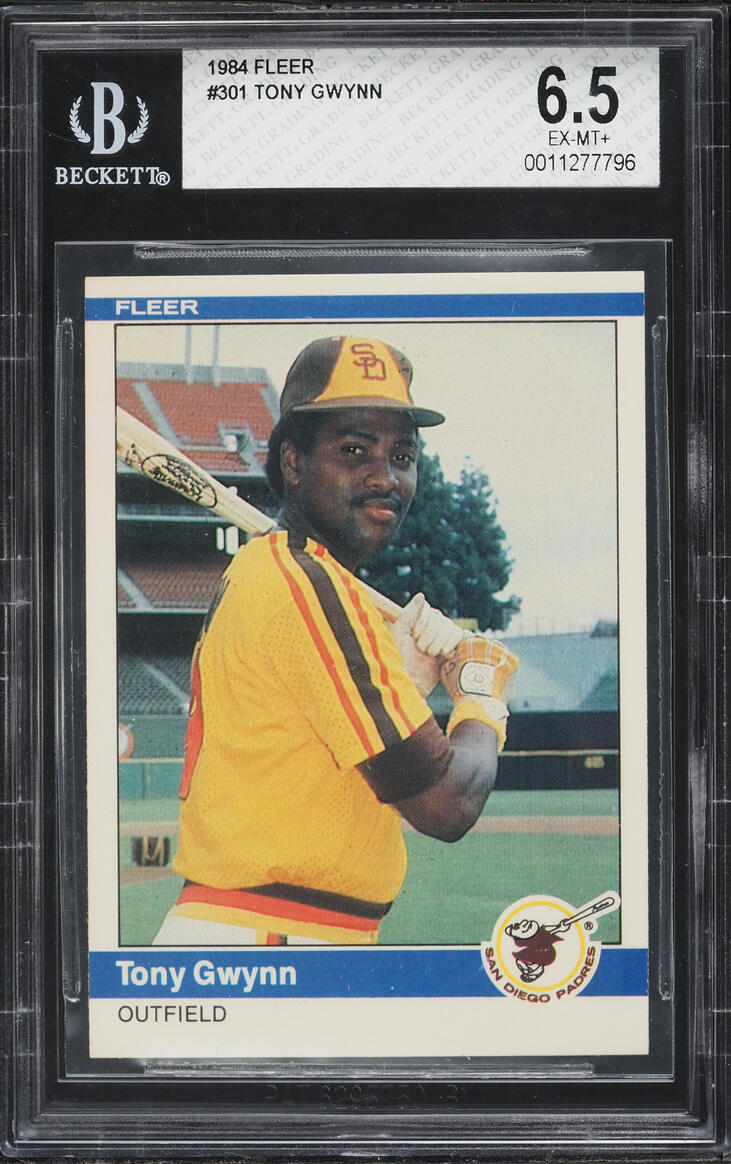 1984 Fleer Tony Gwynn #301 BGS 6.5 EXMT+