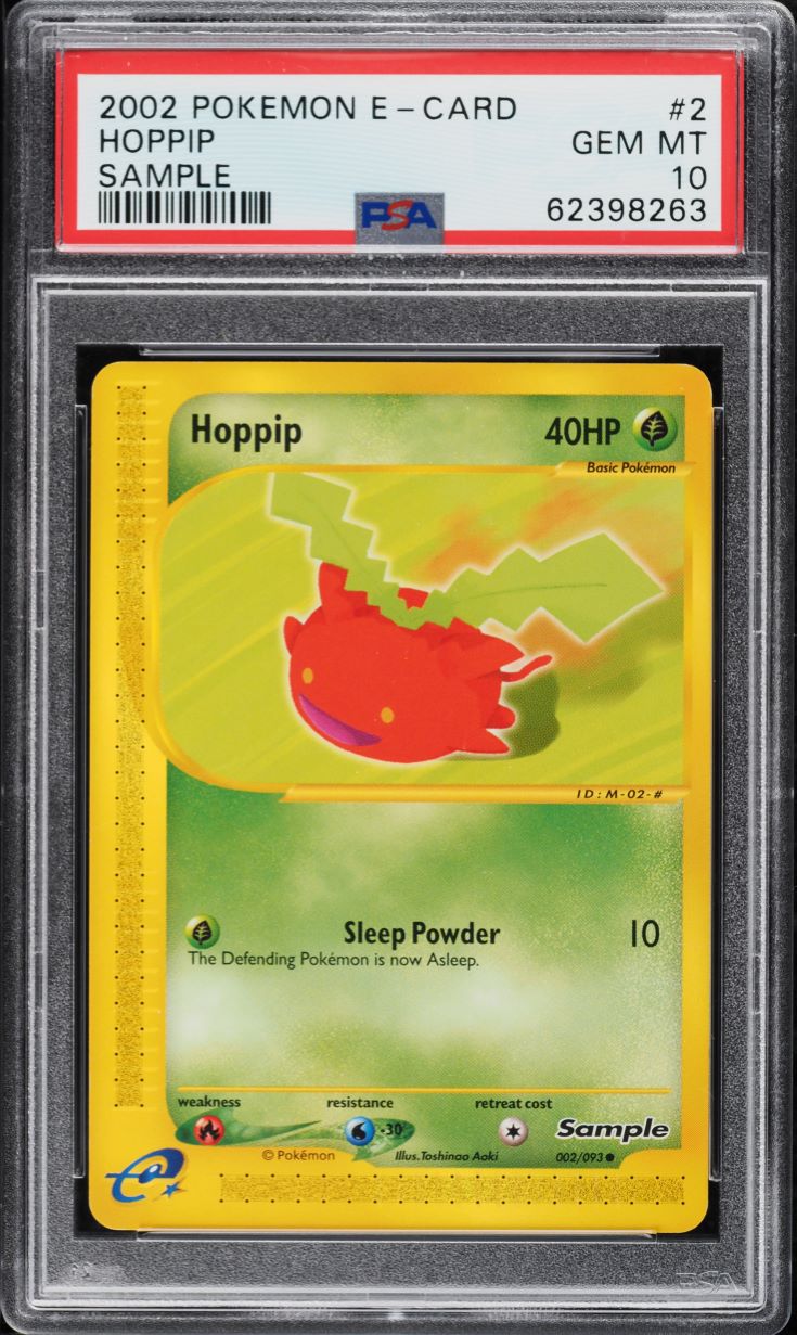 2002 Pokemon E-Card Sample Hoppip #2 PSA 10 GEM MINT