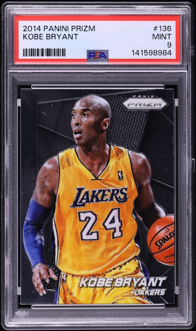 2014 Panini Prizm Kobe Bryant #136 PSA 9 MINT