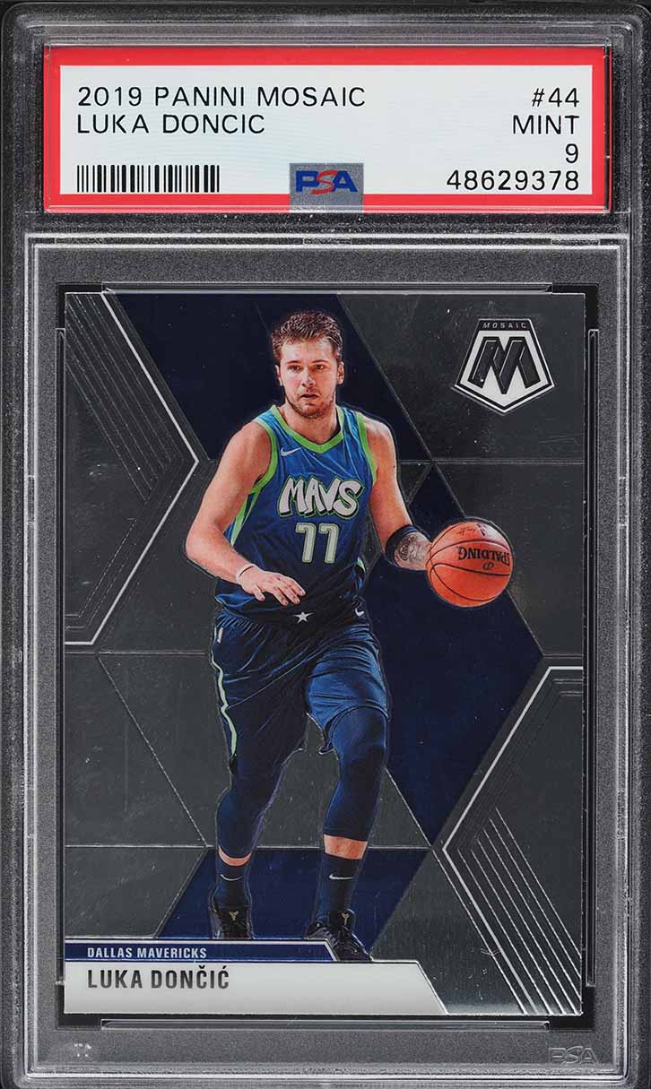 2019 Panini Mosaic Stained Glass Luka Doncic #9 BGS 9.5 GEM MINT