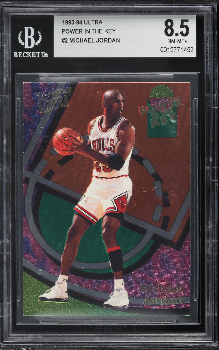 1993 Ultra Power In The Key Michael Jordan #2 BGS 8.5 NM-MT+