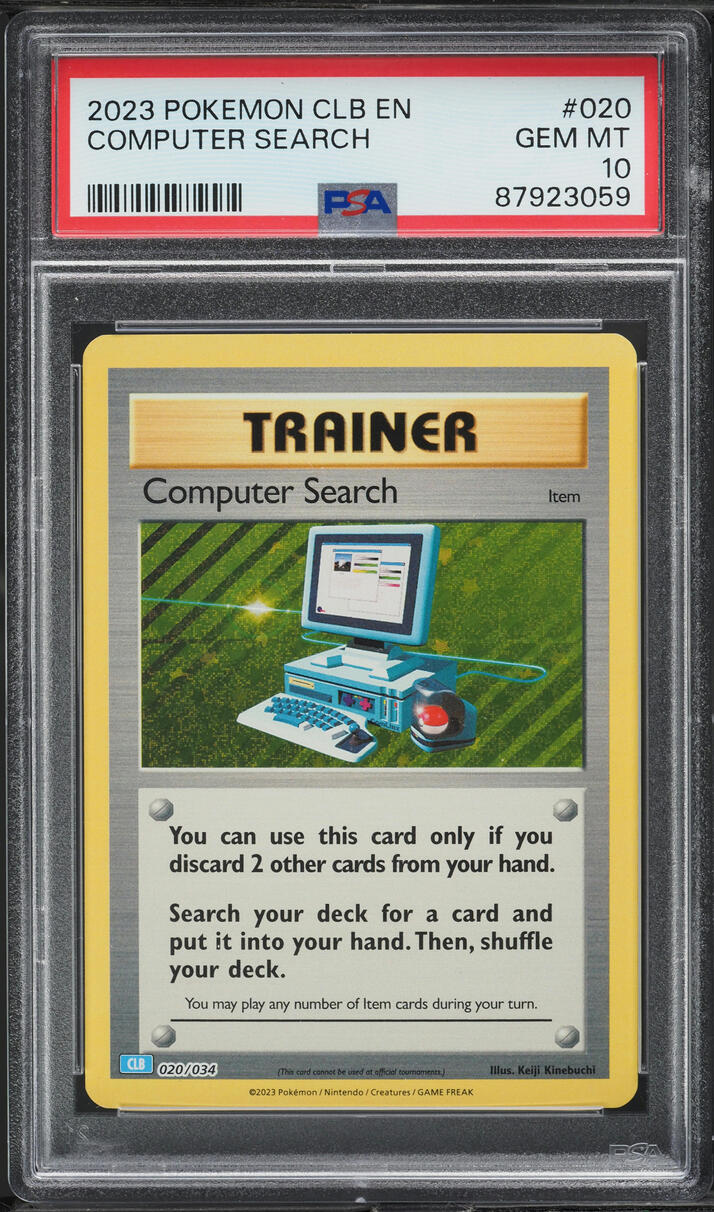 2023 Pokemon TCG Classic Collection Computer Search #20 PSA 10 GEM MINT