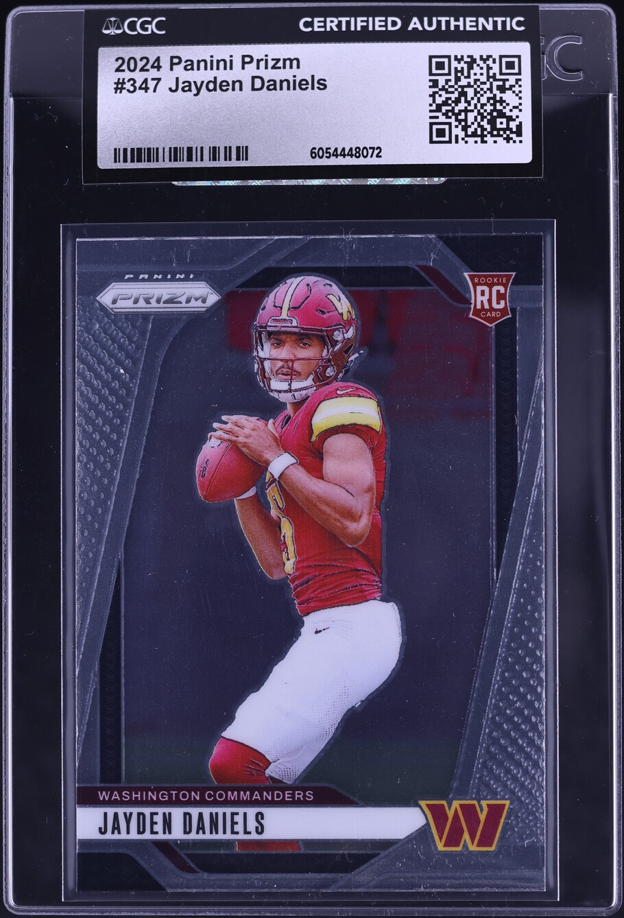 2024 Panini Prizm Jayden Daniels ROOKIE #347 CGC AUTH