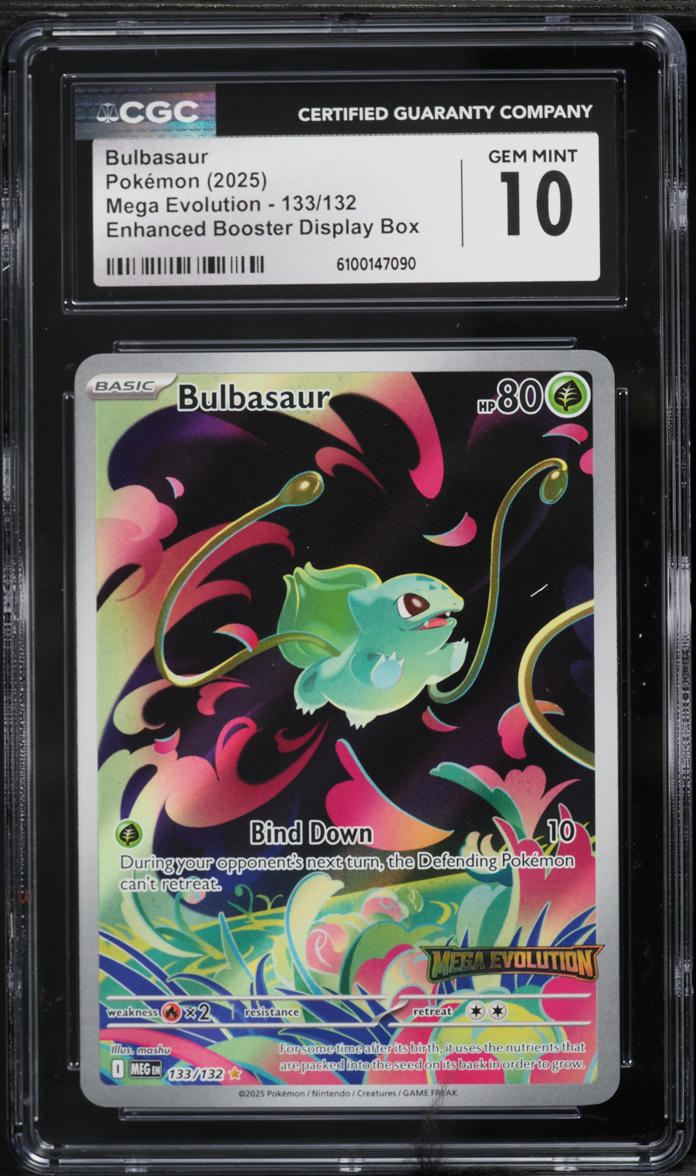 2025 Pokemon Mega Evolution Enhanced Booster Display Box Bulbasaur #133 ...
