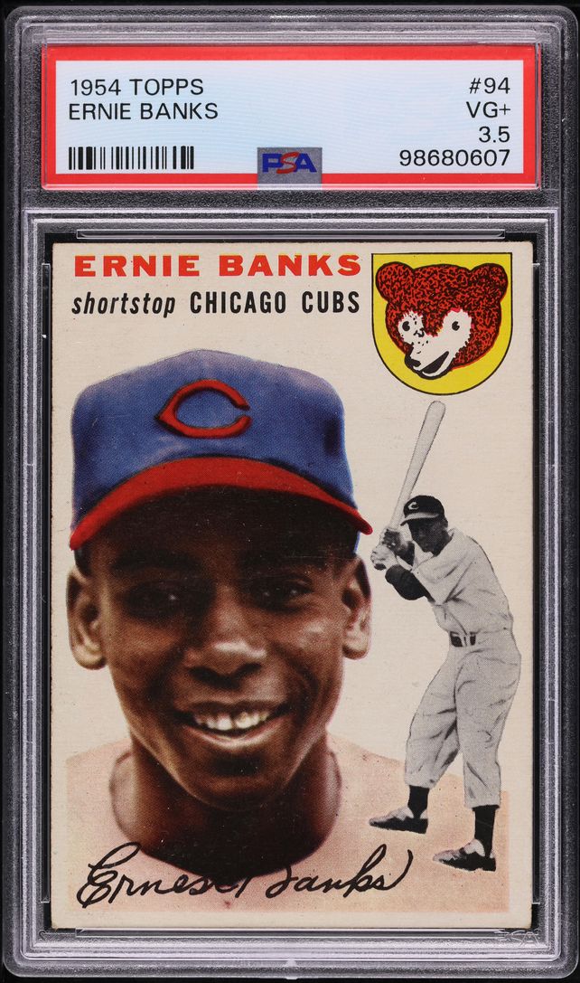 1954 Topps Ernie Banks ROOKIE #94 PSA 3.5 VG+