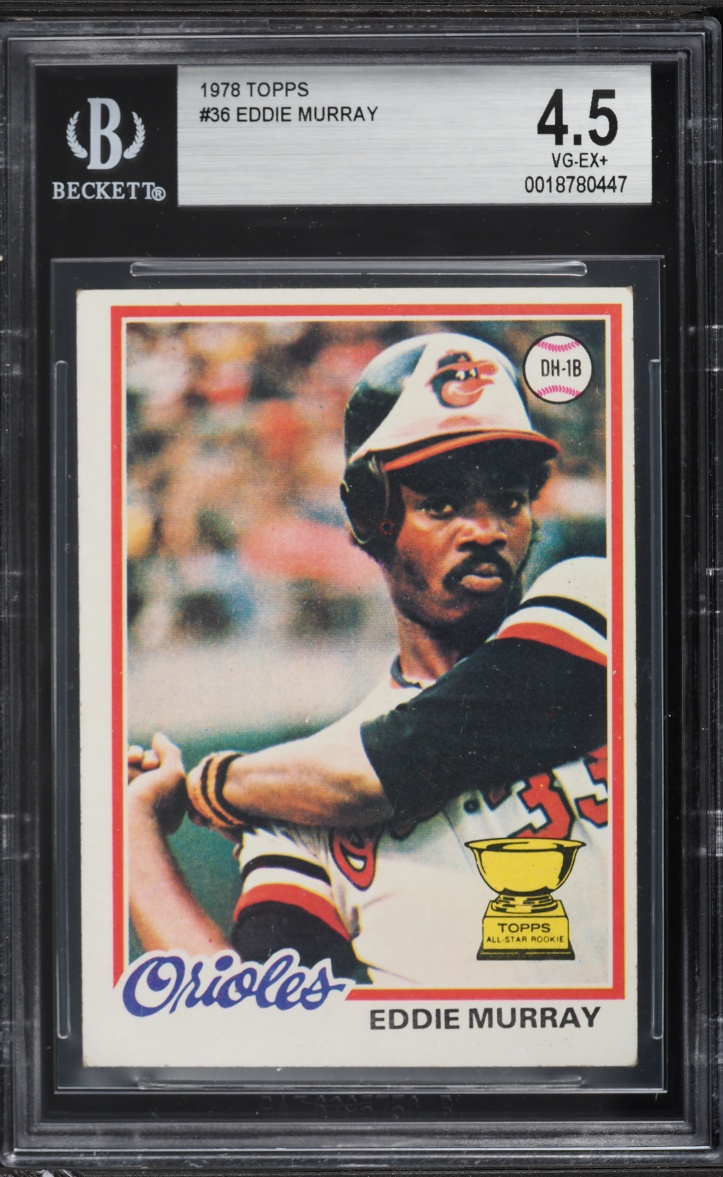 1978 Topps Eddie Murray ROOKIE #36 BGS 4.5 VGEX+