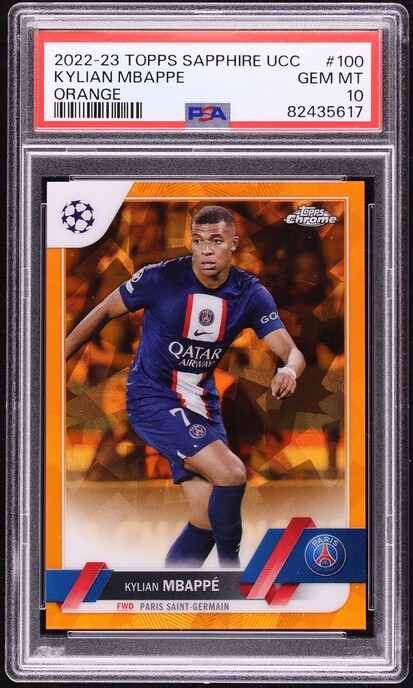 2022 Panini Prizm WC Qatar International Ink Kylian Mbappe AUTO
