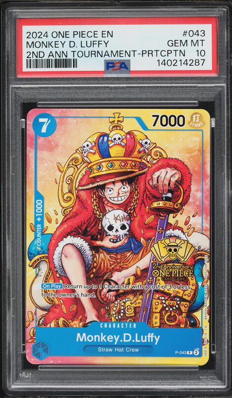 2024 One Piece Promo 2nd Anniversary Participation Monkey D. Luffy