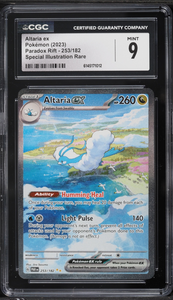 2023 Pokemon Scarlet & Violet Paradox Rift SIR Altaria EX #253 CGC 9 MINT