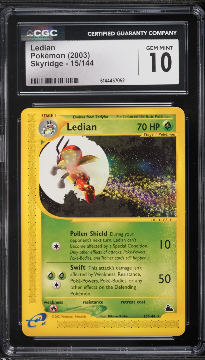2003 Pokemon Skyridge Ledian #15 CGC 10 GEM MINT
