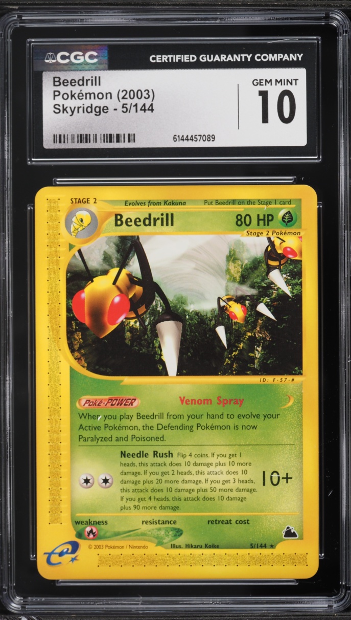 2003 Pokemon Skyridge Beedrill #5 CGC 10 GEM MINT