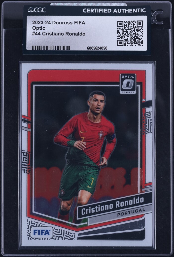 2023 Donruss Optic FIFA Cristiano Ronaldo #44 CGC AUTH