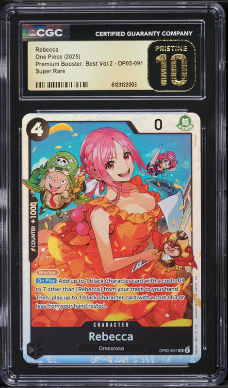 2025 One Piece Tournament Promo Judge Pack Vol.6 Rebecca #OP04-092