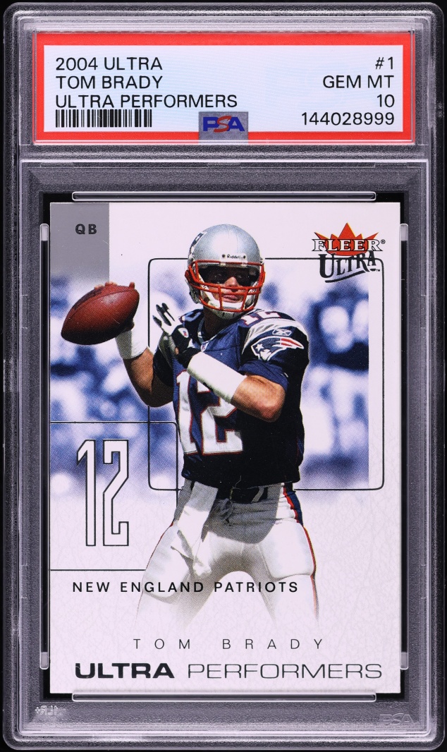 2004 Ultra Performers Tom Brady #1 PSA 10 GEM MINT