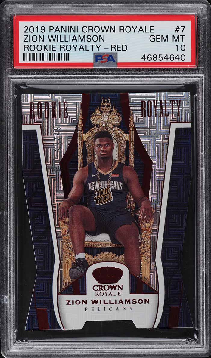 2019 Select Concourse Zion Williamson ROOKIE #1 PSA 10 GEM MINT on