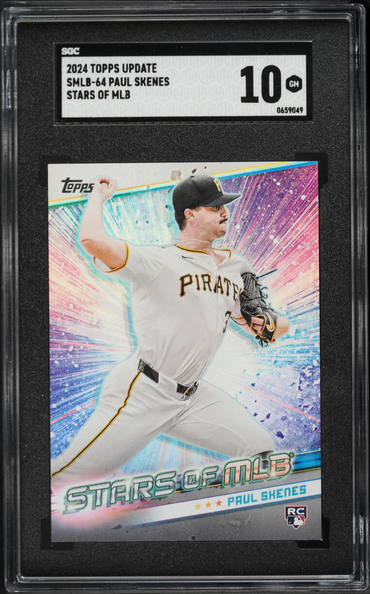 2024 Topps Update Stars Of MLB Paul Skenes ROOKIE #SMLB-64 SGC 10 GEM MINT