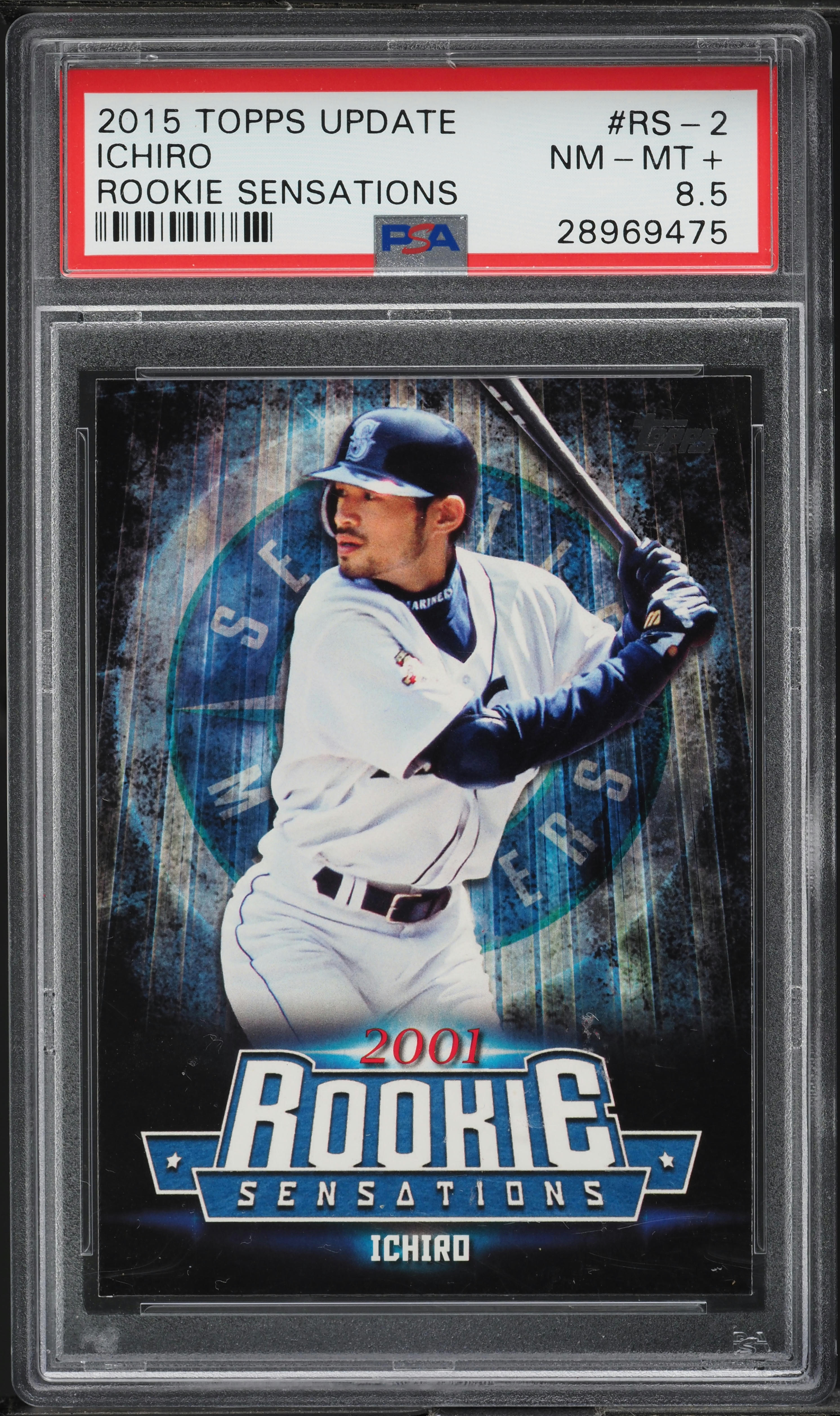 2015 Topps Update Rookie Sensations Ichiro Suzuki #RS-2 PSA