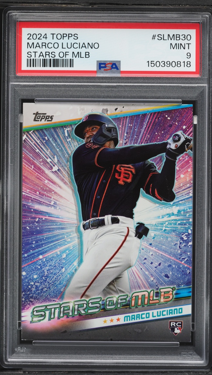 2024 Topps Stars Of MLB Marco Luciano ROOKIE #SLMB-30 PSA 9 MINT