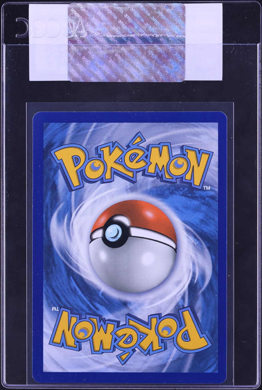 2018 Pokemon Sun & Moon Ultra Prism Full Art Glaceon GX #141 CGC AUTH