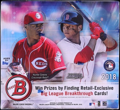 2018 Topps Update Baseball Factory Sealed Hobby Box, 36ct. Packs