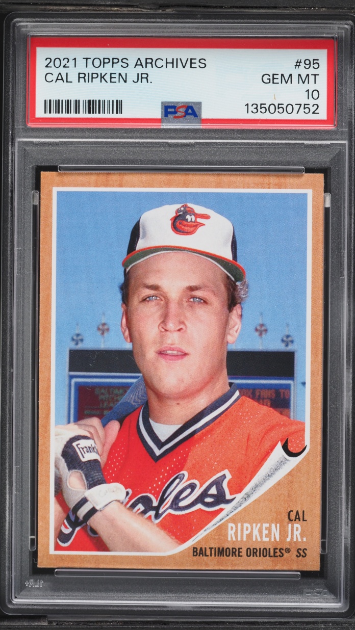 2021 Topps Archives Cal Ripken Jr. #95 PSA 10 GEM MINT