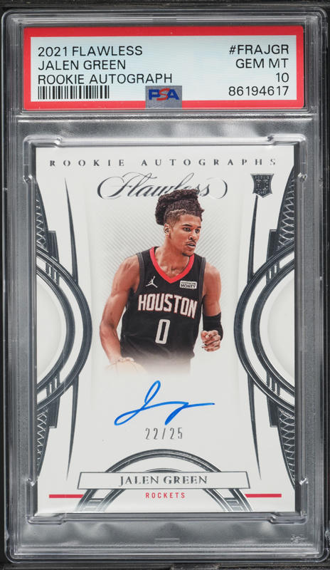 2021 Donruss Optic Red Choice Jalen Green ROOKIE /88 #159 PSA 9