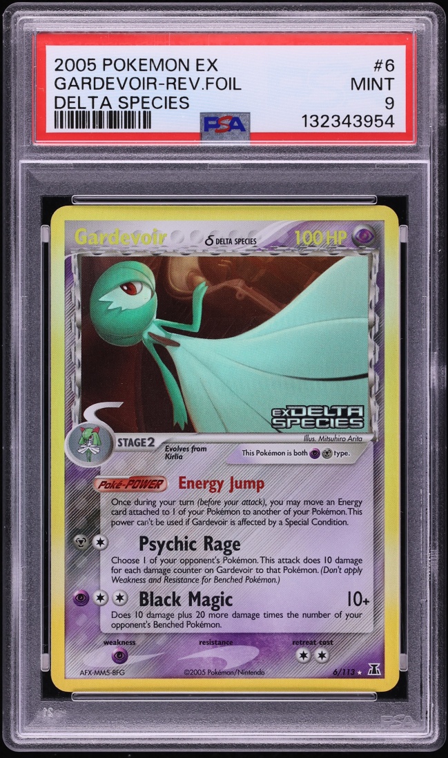 2005 Pokemon EX Delta Species Reverse Holo Gardevoir #6 PSA 9 MINT