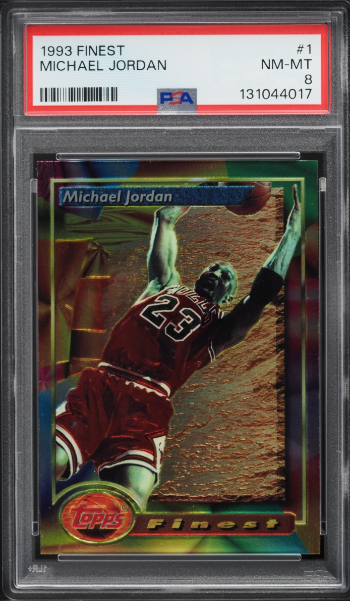 1993 Finest Basketball Michael Jordan #1 PSA 8 NM-MT