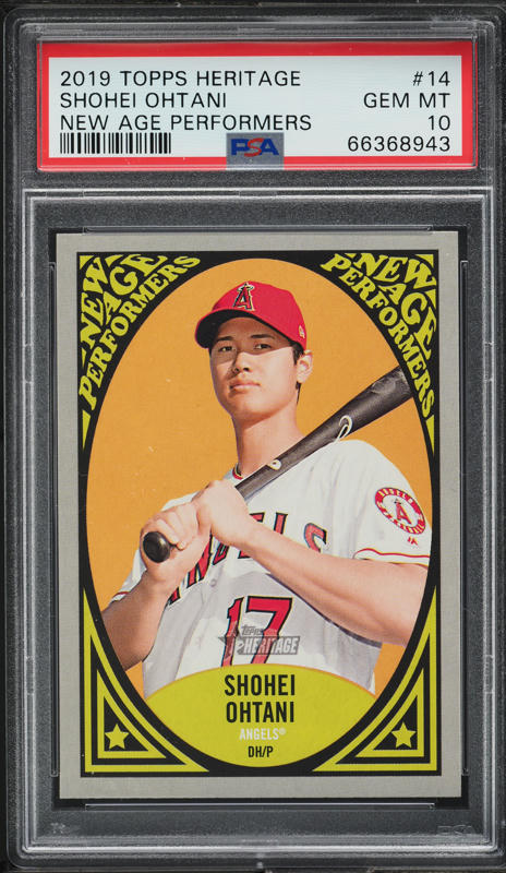 2019 Topps Heritage New Age Performers Shohei Ohtani #NAP-14 PSA