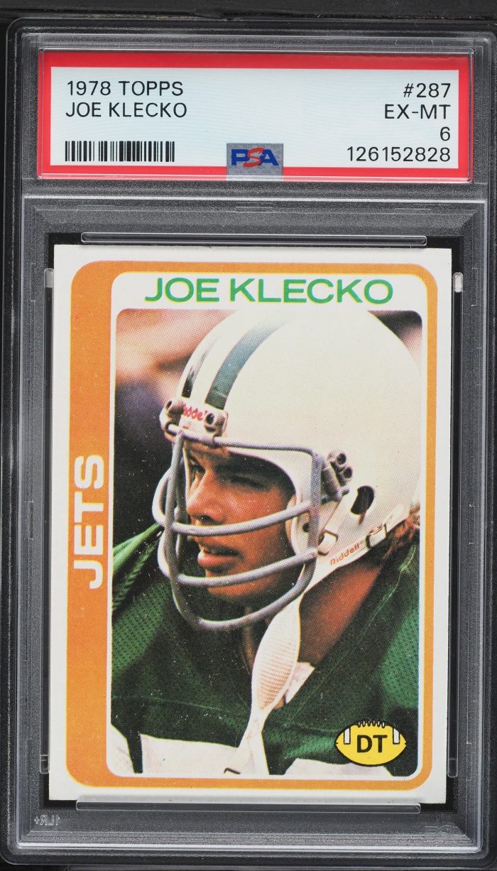 1978 Topps Football Joe Klecko ROOKIE #287 PSA 6 EXMT