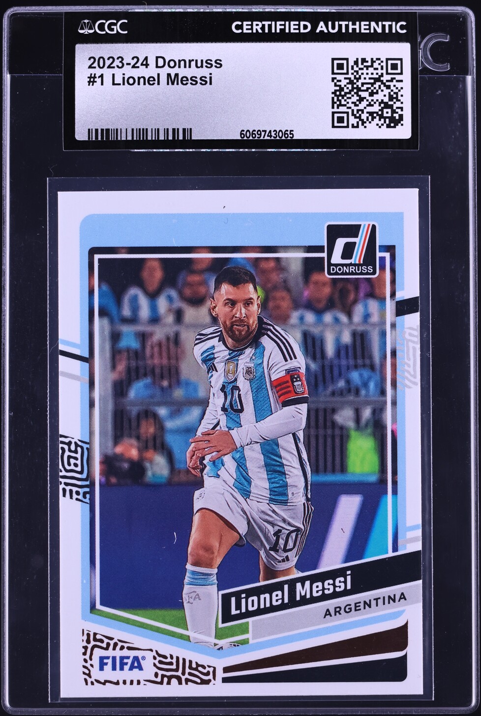 2023 Donruss Soccer Lionel Messi #1 CGC AUTH