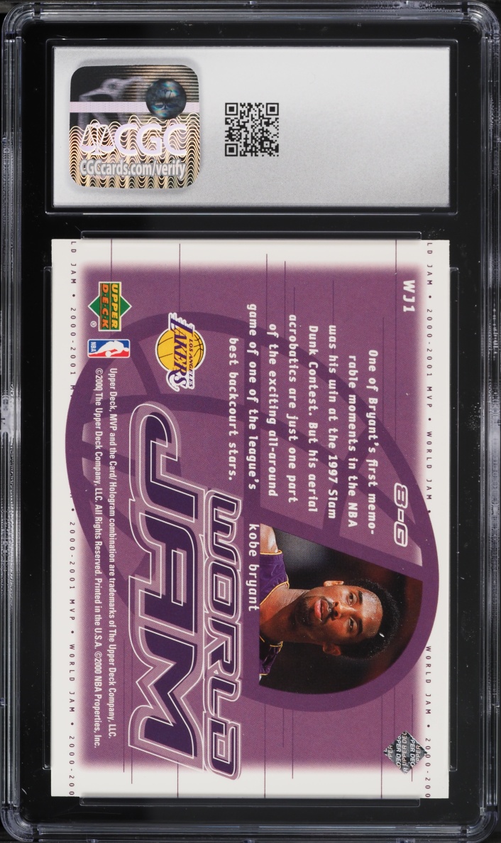 2000 Upper Deck MVP World Jam Kobe Bryant #WJ1 CGC 8.5 NM-MT+