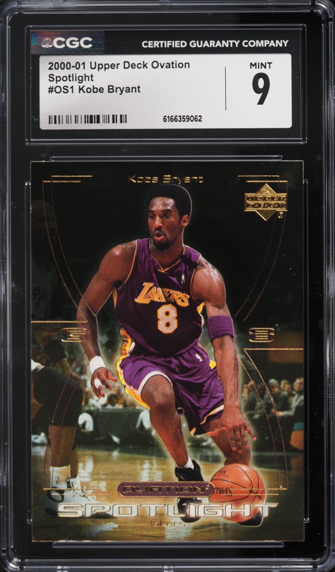 2000 Upper Deck Ovation Spotlight Kobe Bryant #OS1 CGC 9 MINT