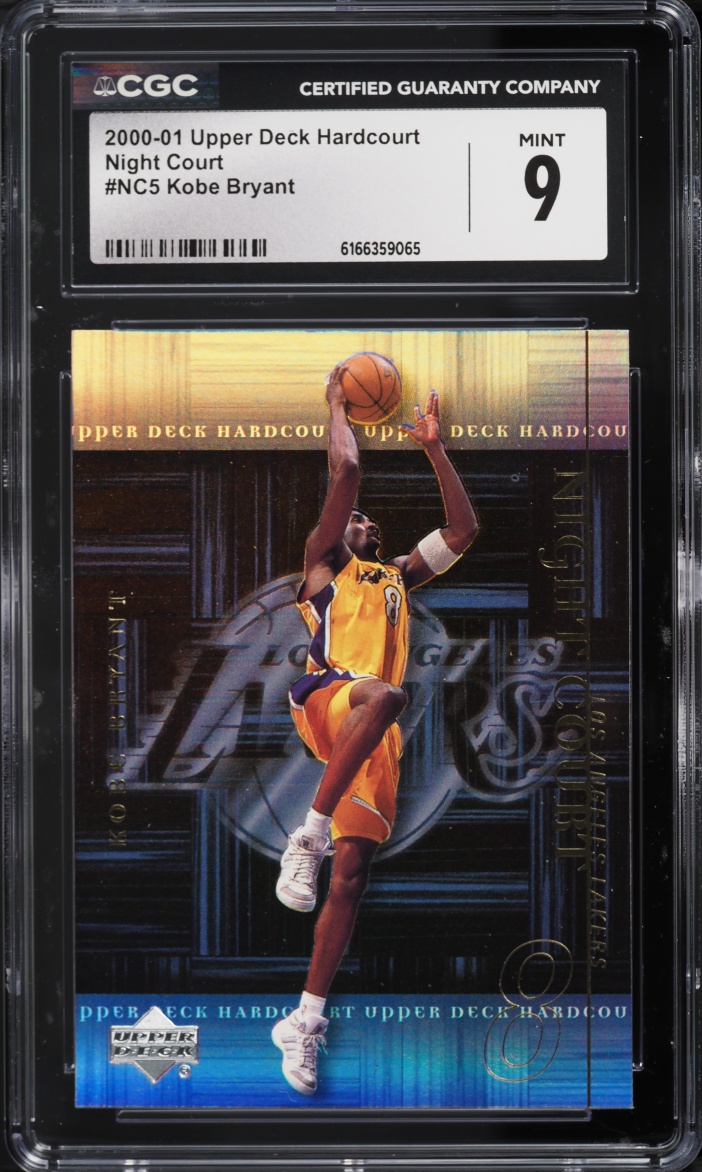 2000 Upper Deck Hardcourt Night Court Kobe Bryant #NC5 CGC 9 MINT