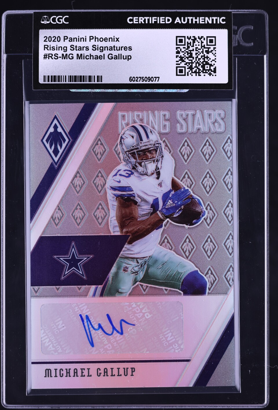 2020 Panini Phoenix Rising Stars Michael Gallup AUTO #RS-MG CGC AUTH on ...