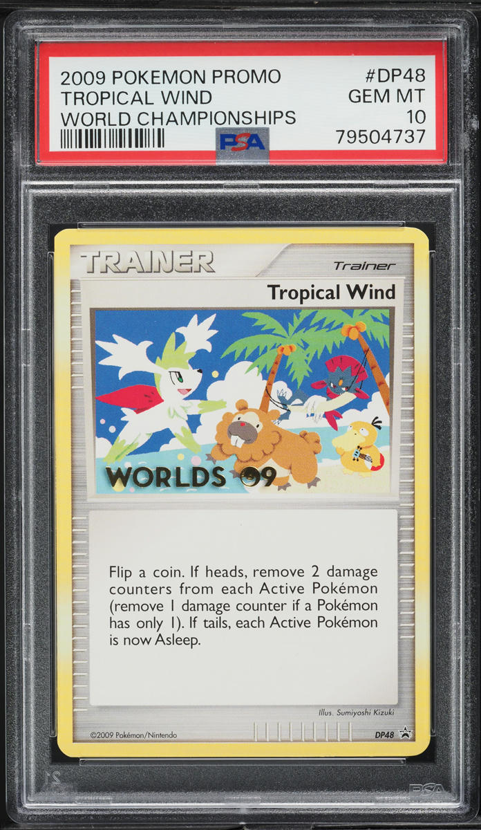 2009 Pokemon DP World Championships Promo Tropical Wind #DP48 PSA 10 GEM MINT