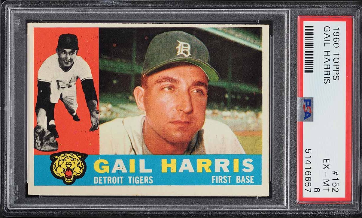 1960 Topps Gail Harris #152 PSA 6 EXMT