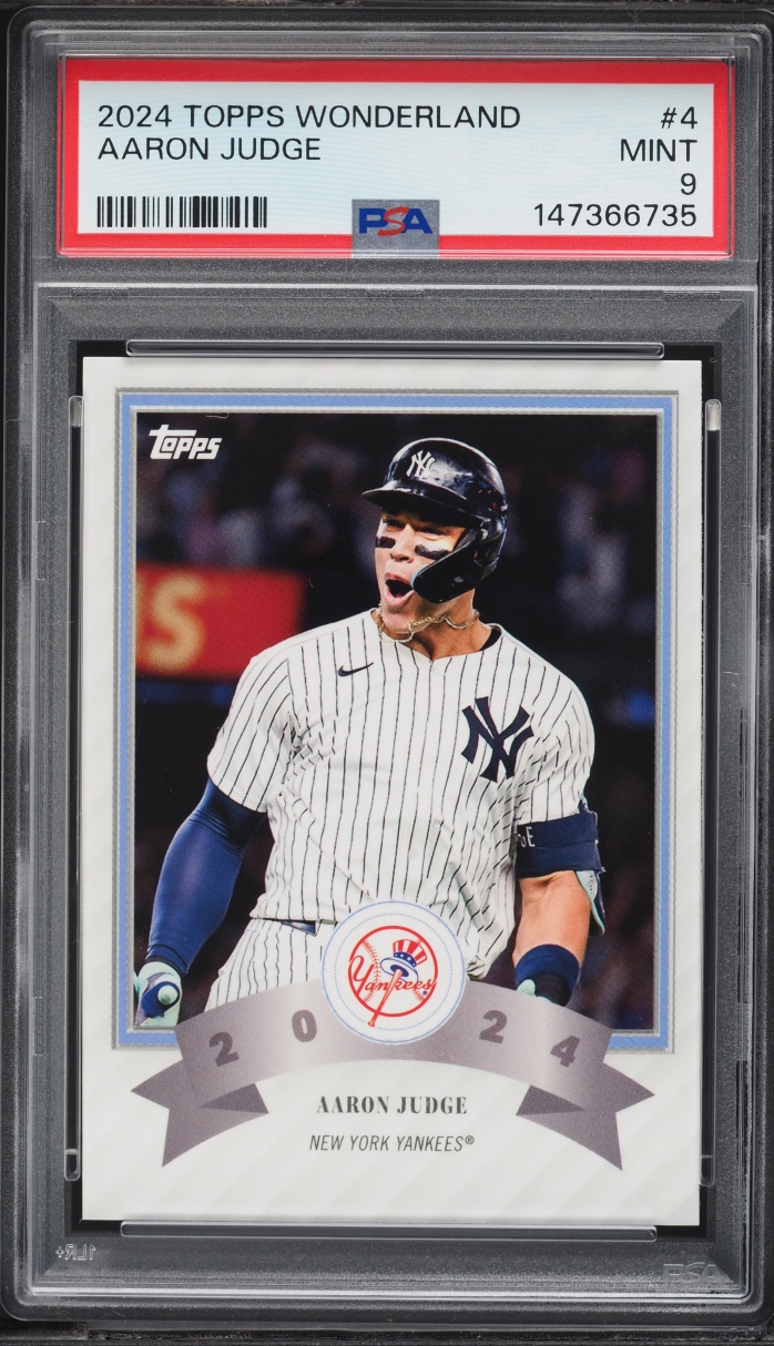 2024 Topps Wonderland Aaron Judge #4 PSA 9 MINT