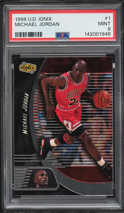 1998 Upper Deck MJx MJ Live Michael Jordan /100 #L16 PSA 8 NM-MT