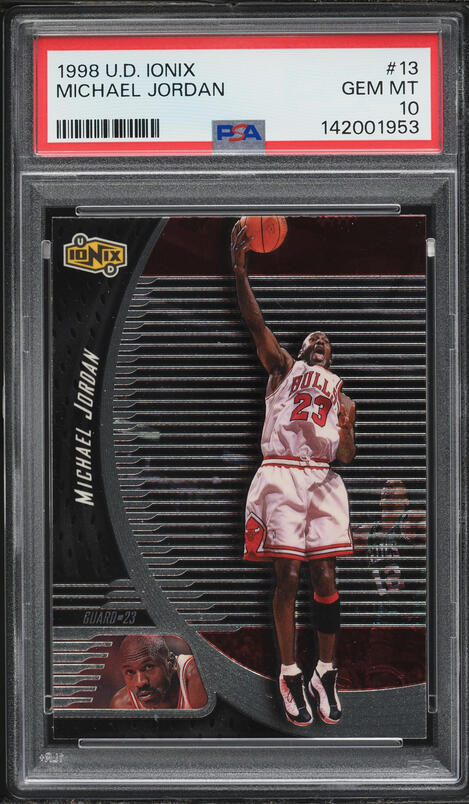 1998 Upper Deck MJx MJ Live Michael Jordan /100 #L16 PSA 8 NM-MT